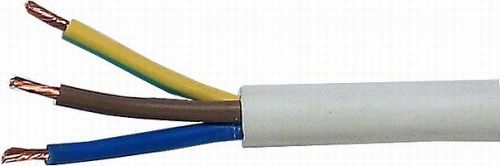 Kabel 3x0,75mm2 kulat 230V H05VV-F (CYSY)