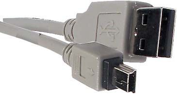 Kabel USB 1,8m konektor USB A/MINI USB B 5pin