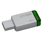 Kingston flashdisk 16GB Kingston USB 3.0 DT50 kovov zelen