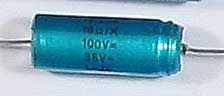 18uF/100VDC/35VAC TF204-elektrolyt bipolrn