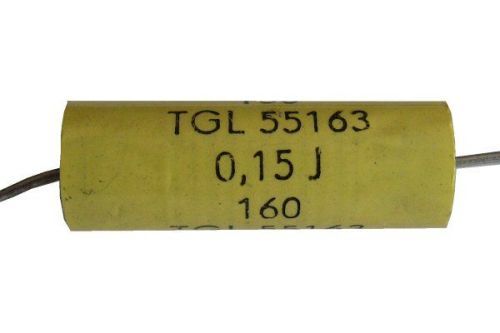 150n/160V TGL55163-svitkov kondenztor axiln pr.9x21mm