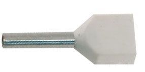 Dutinka pro dva kabely 0,5mm2 b�l� (TE0,5-8)