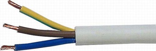 Kabel 3x1,5mm2 kulat 230V H05VV-F (CYSY)