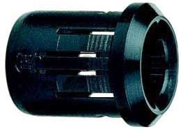 Objmka LED 8mm 1 dln ern plast       RTF-8080