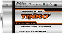 Baterie TINKO C(R14) Zn-Cl