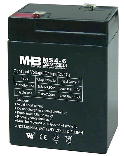 Pb akumultor MHB VRLA AGM 6V/4Ah