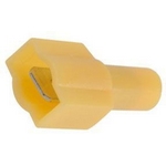 Faston-kon.6,3mm žlutý,kabel 2,6-6,7mm2 plná izol