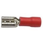 Faston-zdíøka 4,8mm èervená pro kabel 0,5-1,5mm2