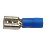 Faston-zdíøka 6,3mm modrá pro kabel 1,5-2,5mm2