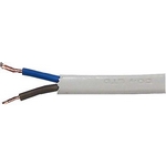 Kabel 2x0,5mm2 plochý 230V bílý H05VVH2-F (CYLY)