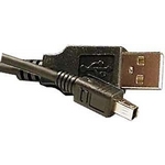 Kabel USB 1,8m konektor USB A/MIini USB 4pin