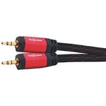 Jack3,5-Jack3,5 stereo 3m HiFi,opletený kabel