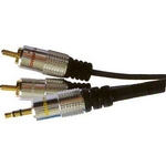 2xCinch-Jack 3,5mm stereo HiFi   3m