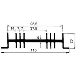 Chladi Al ZH136 115x26x100mm