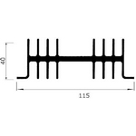 Chladi Al ZH0753 115x40x50mm